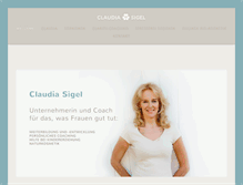 Tablet Screenshot of claudiasigel.com